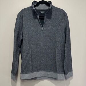 Alfani Men's Dark Gray Half-Zip Pullover Sweater